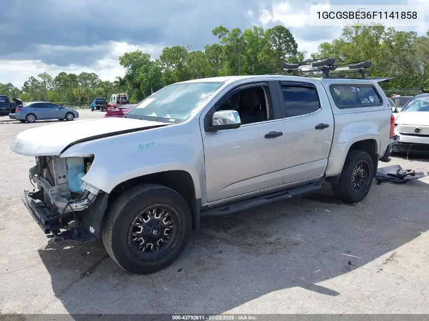 2015 Chevrolet Colorado Lt VIN: 1GCGSBE36F1141858 Lot: 42792611