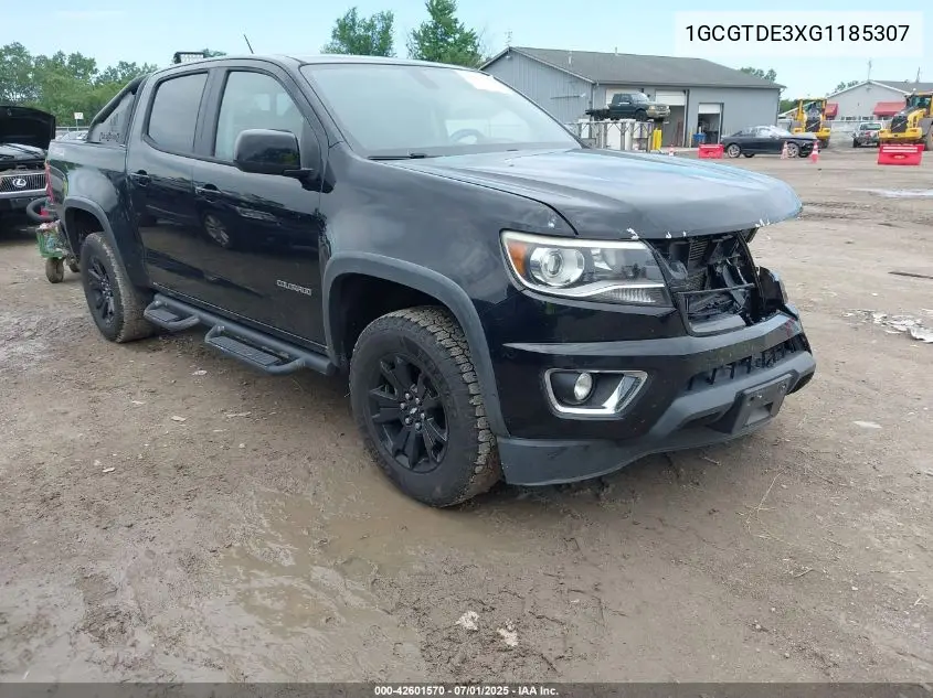 2016 Chevrolet Colorado Z71 VIN: 1GCGTDE3XG1185307 Lot: 42601570