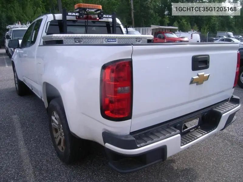2016 Chevrolet Colorado Lt VIN: 1GCHTCE35G1205168 Lot: 42631334