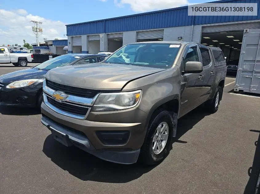 1GCGTBE36G1308198 2016 Chevrolet Colorado