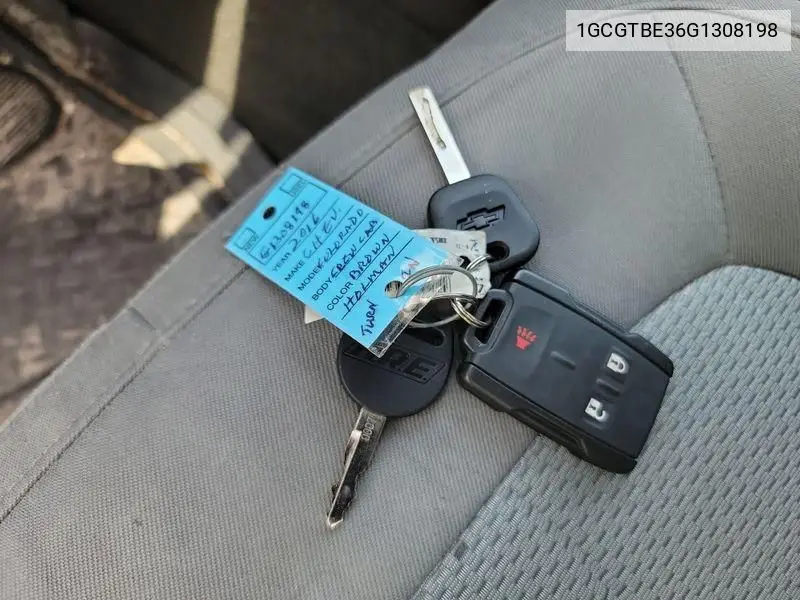 1GCGTBE36G1308198 2016 Chevrolet Colorado