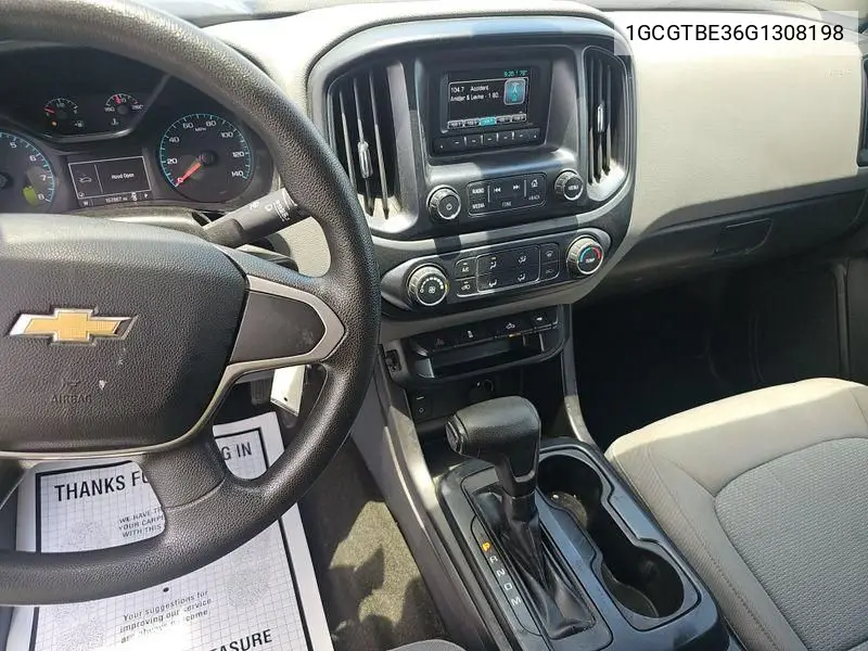 1GCGTBE36G1308198 2016 Chevrolet Colorado