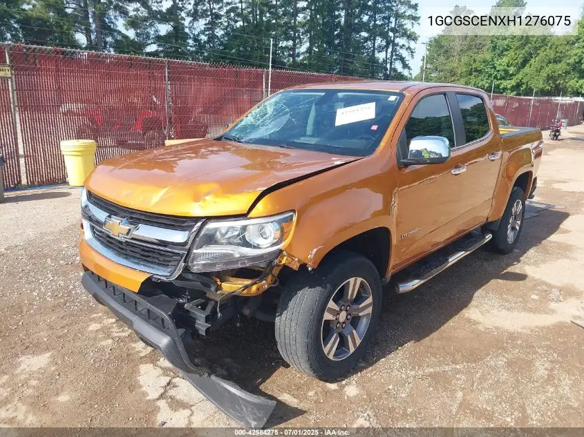 2017 Chevrolet Colorado Lt VIN: 1GCGSCENXH1276075 Lot: 42584275
