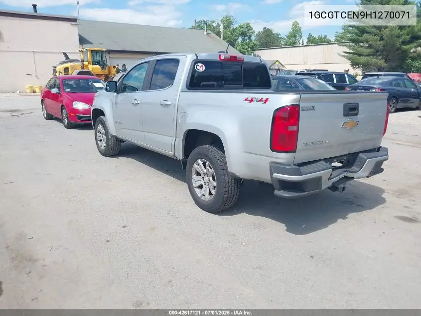 2017 Chevrolet Colorado Lt VIN: 1GCGTCEN9H1270071 Lot: 42617121