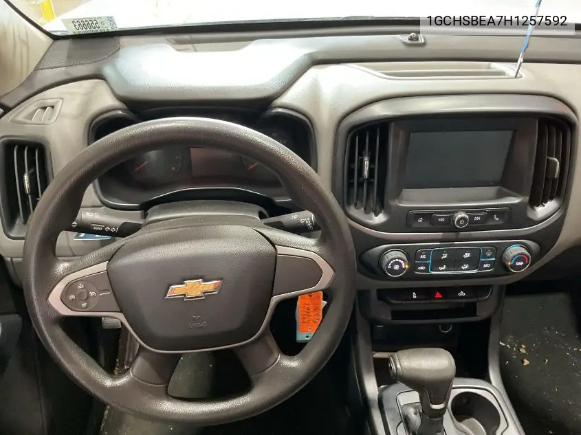 2017 Chevrolet Colorado VIN: 1GCHSBEA7H1257592 Lot: 42654262