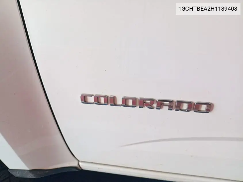 2017 Chevrolet Colorado Wt VIN: 1GCHTBEA2H1189408 Lot: 42679203