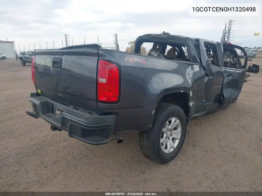 2017 Chevrolet Colorado Lt VIN: 1GCGTCEN0H1320498 Lot: 42789757
