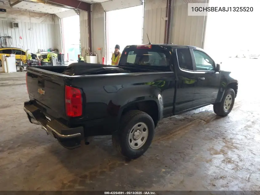 2018 Chevrolet Colorado Wt VIN: 1GCHSBEA8J1325520 Lot: 42254591