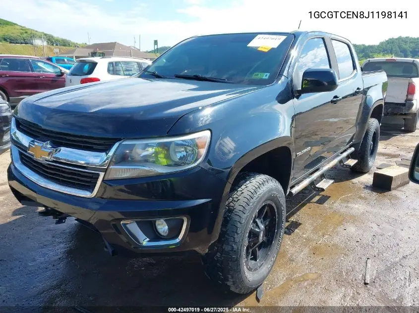 2018 Chevrolet Colorado Lt VIN: 1GCGTCEN8J1198141 Lot: 42497019