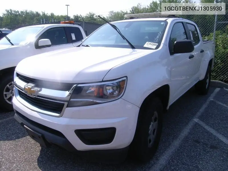 2018 Chevrolet Colorado Wt VIN: 1GCGTBENXJ1305930 Lot: 42679119