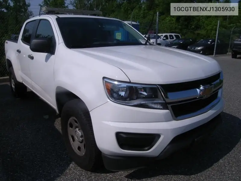 2018 Chevrolet Colorado Wt VIN: 1GCGTBENXJ1305930 Lot: 42679119
