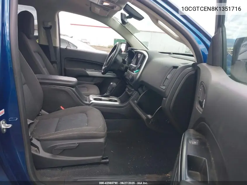 2019 Chevrolet Colorado Lt VIN: 1GCGTCEN8K1351716 Lot: 42565790