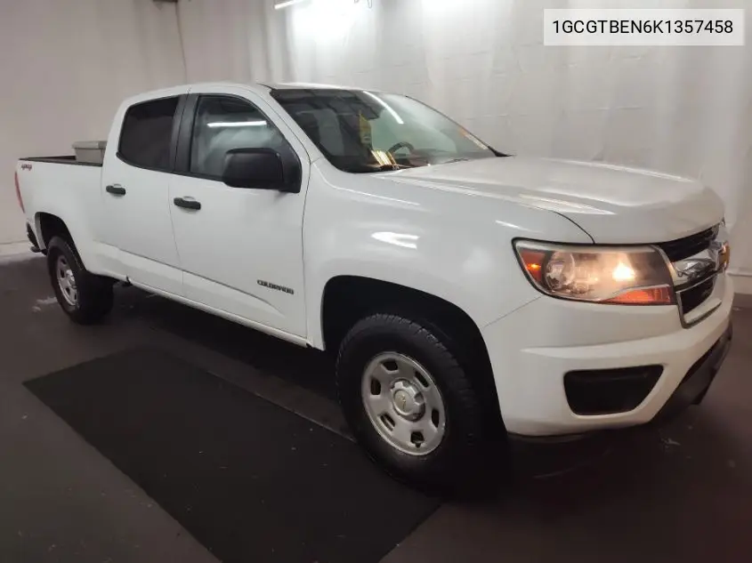 2019 Chevrolet Colorado Wt VIN: 1GCGTBEN6K1357458 Lot: 42644616