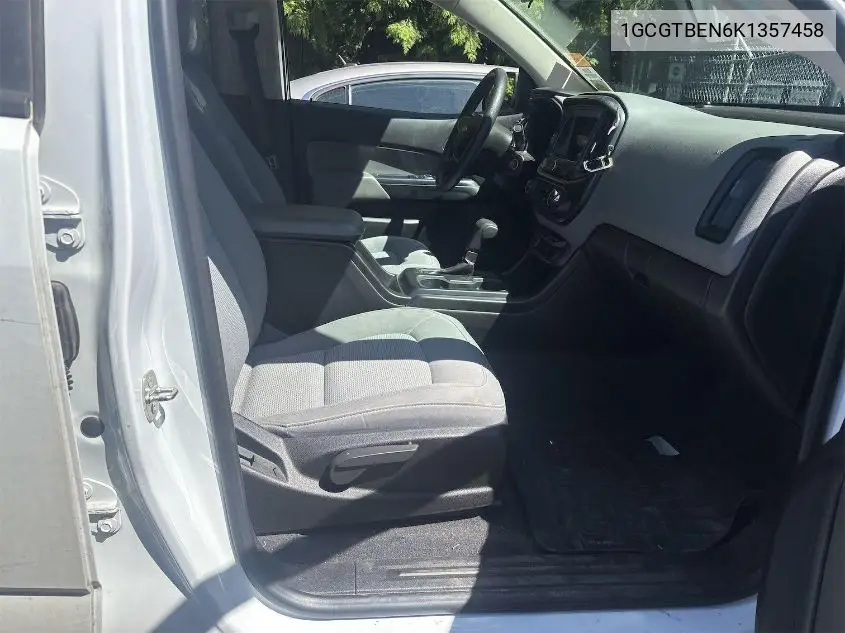 2019 Chevrolet Colorado Wt VIN: 1GCGTBEN6K1357458 Lot: 42644616