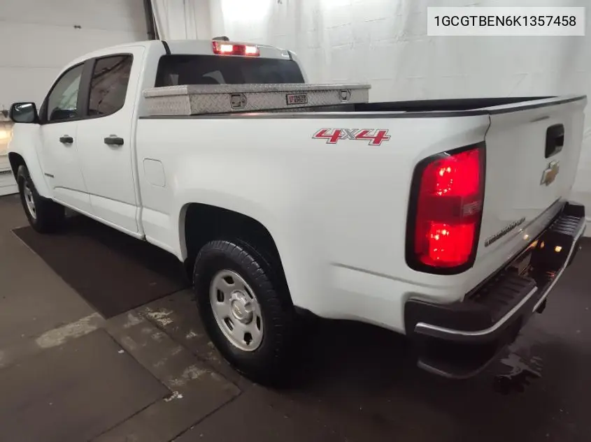 2019 Chevrolet Colorado Wt VIN: 1GCGTBEN6K1357458 Lot: 42644616