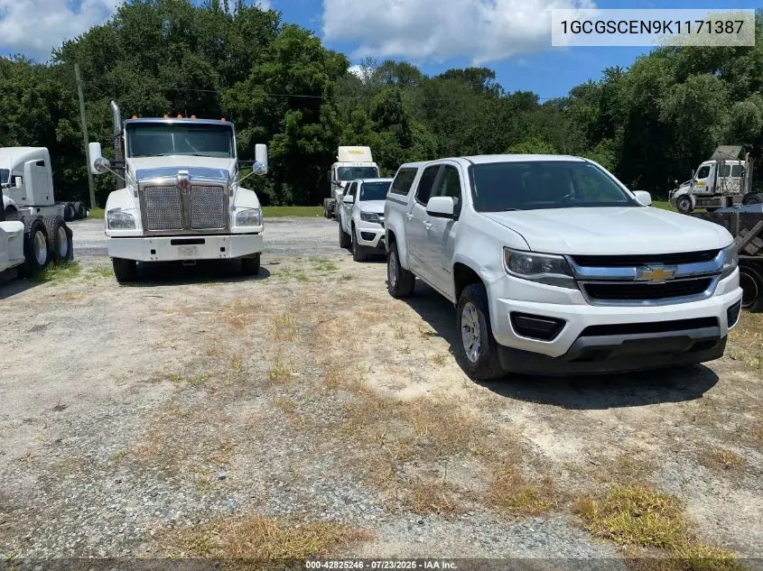 2019 Chevrolet Colorado Lt VIN: 1GCGSCEN9K1171387 Lot: 42825246