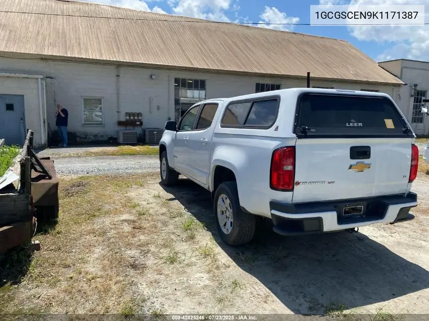 2019 Chevrolet Colorado Lt VIN: 1GCGSCEN9K1171387 Lot: 42825246