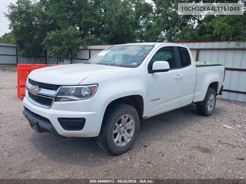 2020 Chevrolet Colorado 2Wd Long Box Lt VIN: 1GCHSCEA4L1151048 Lot: 39460013