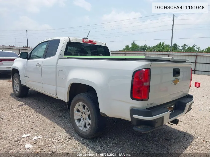 2020 Chevrolet Colorado 2Wd Long Box Lt VIN: 1GCHSCEA4L1151048 Lot: 39460013