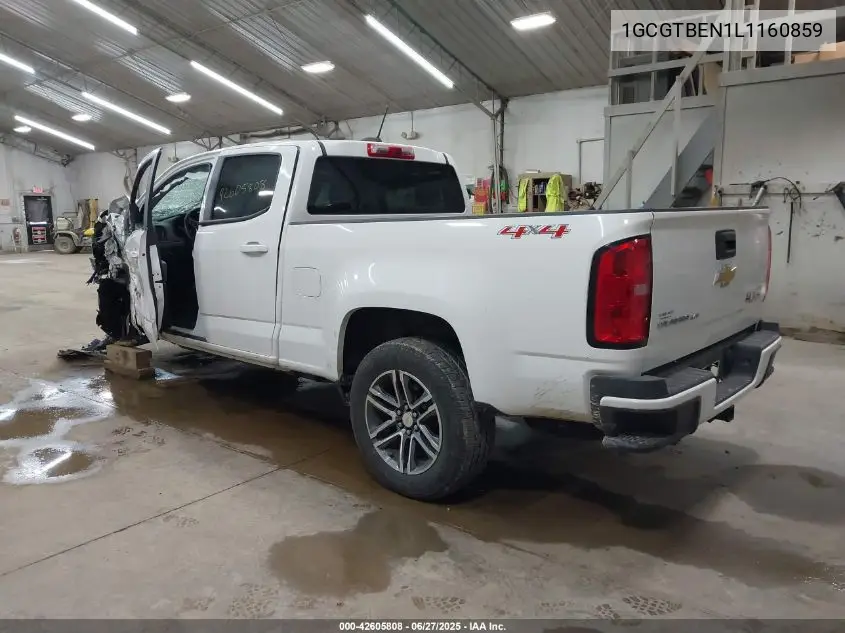 2020 Chevrolet Colorado 4Wd Long Box Wt VIN: 1GCGTBEN1L1160859 Lot: 42605808