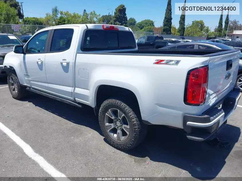 2020 Chevrolet Colorado 4Wd Long Box Z71 VIN: 1GCGTDEN0L1234400 Lot: 42635735