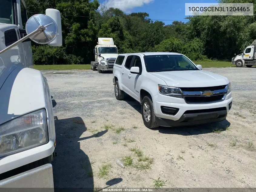 2020 Chevrolet Colorado Lt VIN: 1GCGSCEN3L1204465 Lot: 42826225