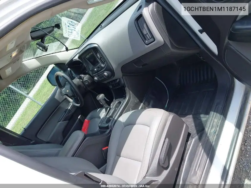 2021 Chevrolet Colorado 4Wd Long Box Wt VIN: 1GCHTBEN1M1187145 Lot: 42802074