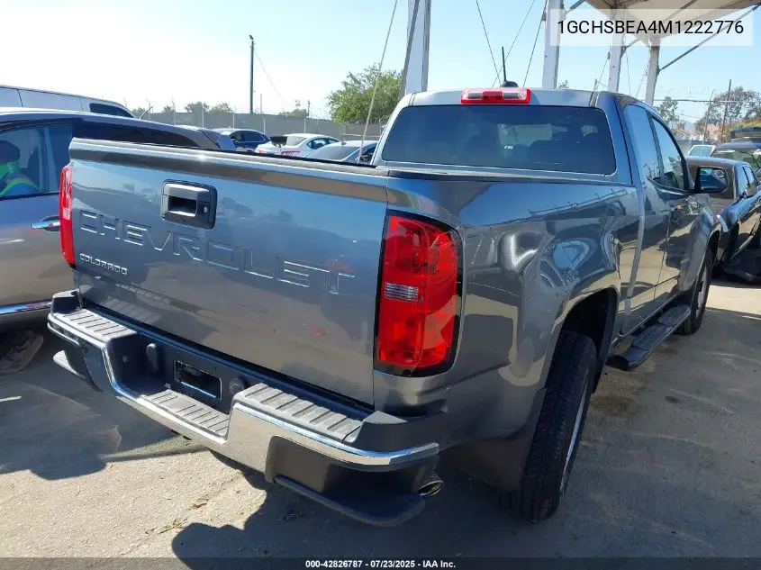 2021 Chevrolet Colorado 2Wd Long Box Wt VIN: 1GCHSBEA4M1222776 Lot: 42826787