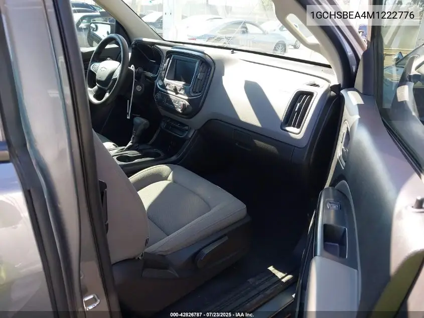 2021 Chevrolet Colorado 2Wd Long Box Wt VIN: 1GCHSBEA4M1222776 Lot: 42826787
