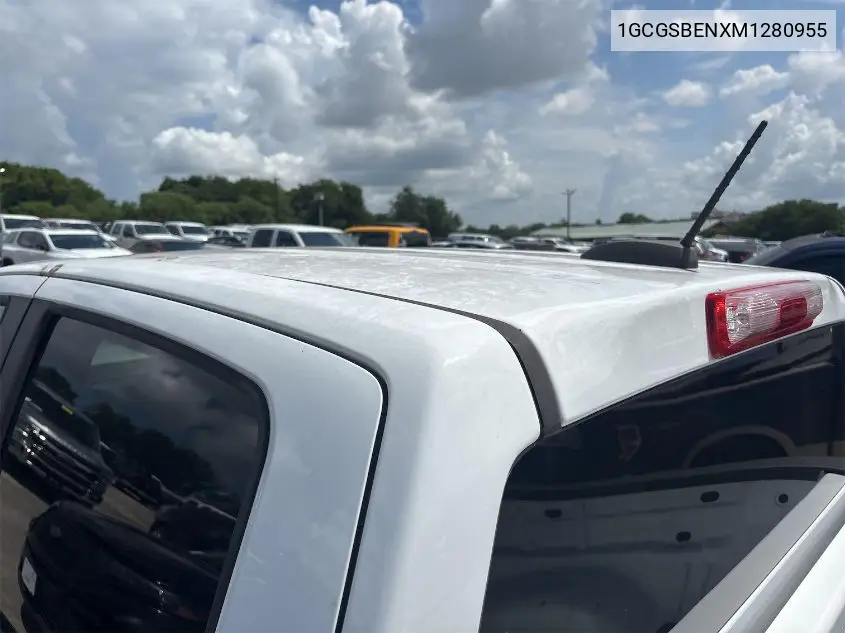 2021 Chevrolet Colorado 2Wd Long Box Wt VIN: 1GCGSBENXM1280955 Lot: 42829296