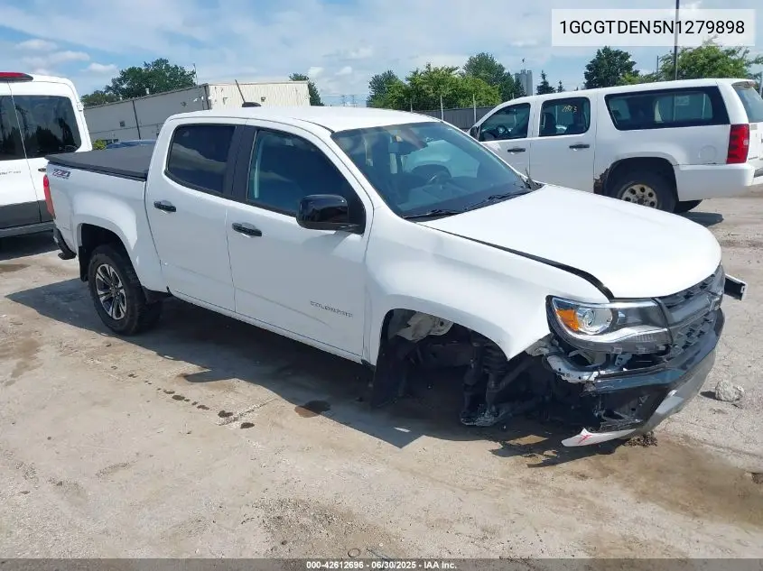 2022 Chevrolet Colorado 4Wd Short Box Z71 VIN: 1GCGTDEN5N1279898 Lot: 42612696