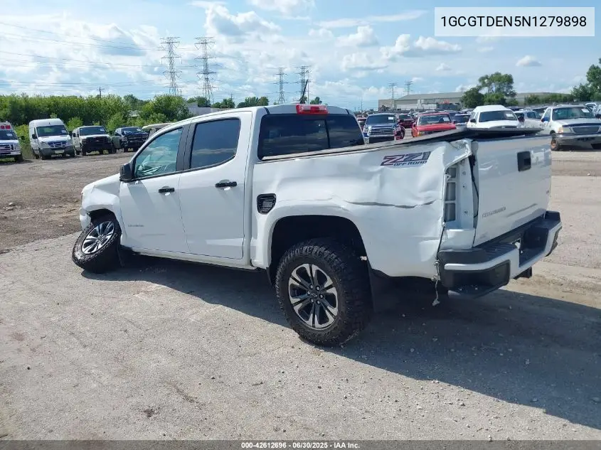 2022 Chevrolet Colorado 4Wd Short Box Z71 VIN: 1GCGTDEN5N1279898 Lot: 42612696