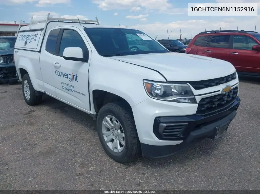 2022 Chevrolet Colorado 4Wd Long Box Lt VIN: 1GCHTCEN6N1152916 Lot: 42613891