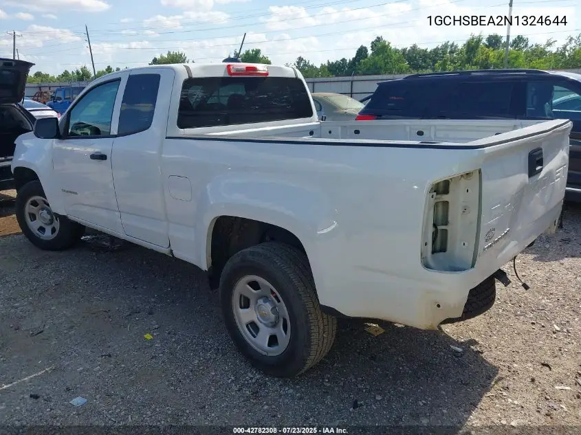 2022 Chevrolet Colorado 2Wd Long Box Wt VIN: 1GCHSBEA2N1324644 Lot: 42782308