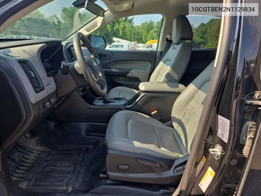 2022 Chevrolet Colorado VIN: 1GCGTBEN2N1129834 Lot: 42832420