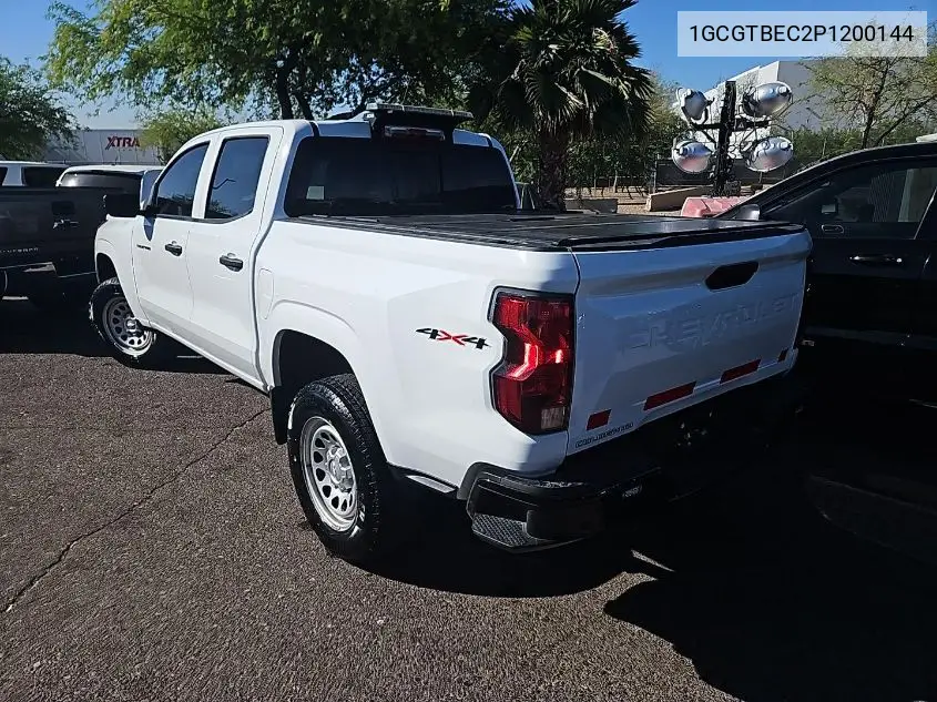 2023 Chevrolet Colorado VIN: 1GCGTBEC2P1200144 Lot: 42626480