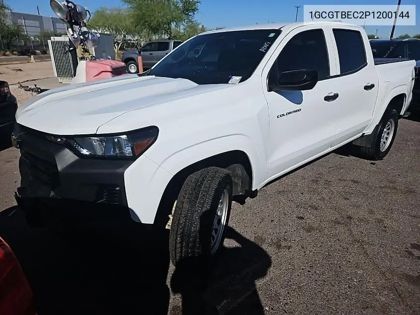 2023 Chevrolet Colorado VIN: 1GCGTBEC2P1200144 Lot: 42626480