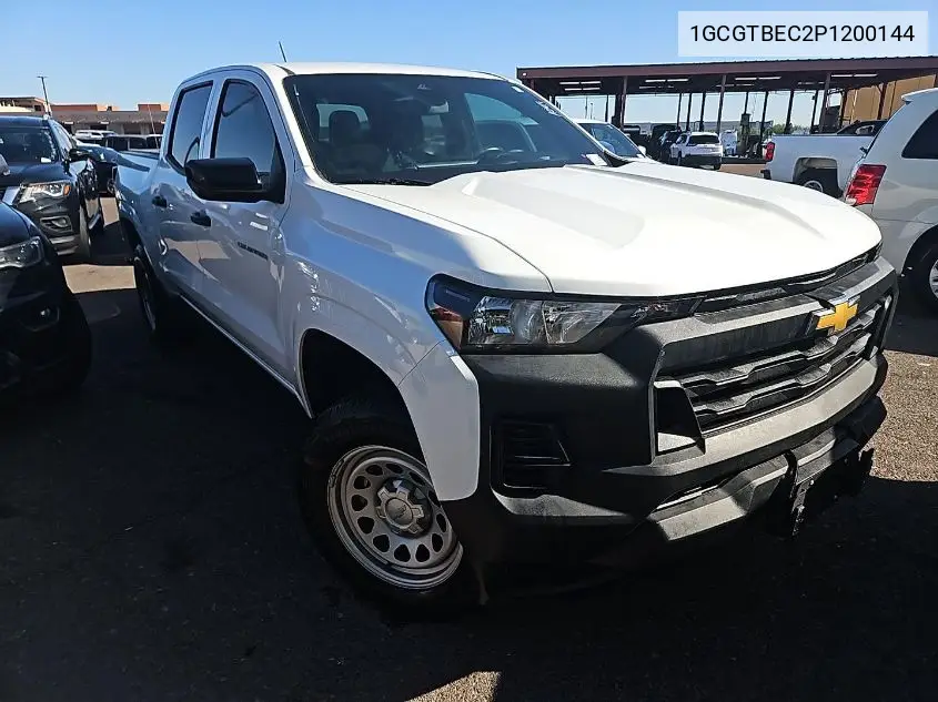 2023 Chevrolet Colorado VIN: 1GCGTBEC2P1200144 Lot: 42626480