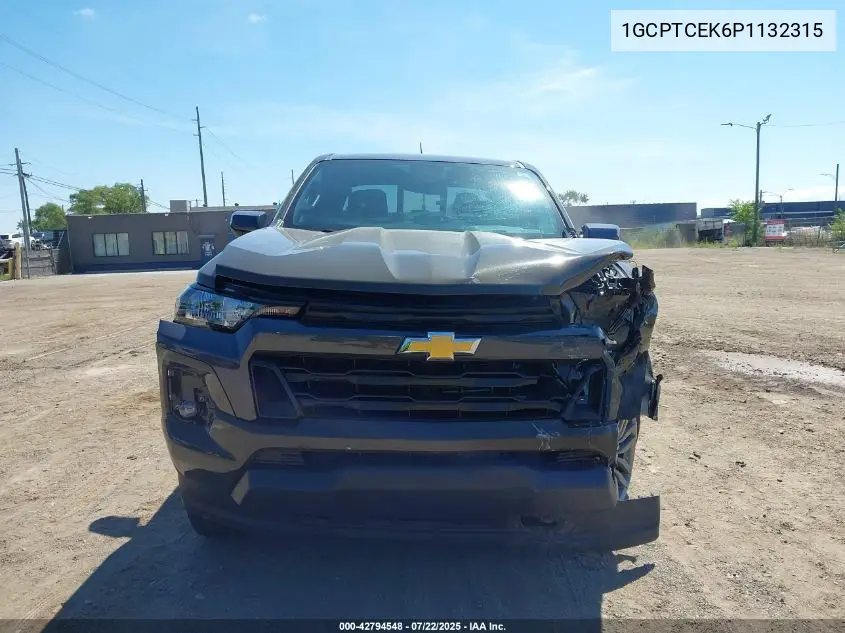 2023 Chevrolet Colorado 4Wd Short Box Lt VIN: 1GCPTCEK6P1132315 Lot: 42794548