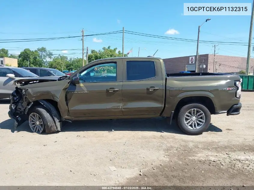2023 Chevrolet Colorado 4Wd Short Box Lt VIN: 1GCPTCEK6P1132315 Lot: 42794548