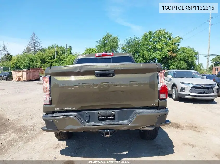 2023 Chevrolet Colorado 4Wd Short Box Lt VIN: 1GCPTCEK6P1132315 Lot: 42794548