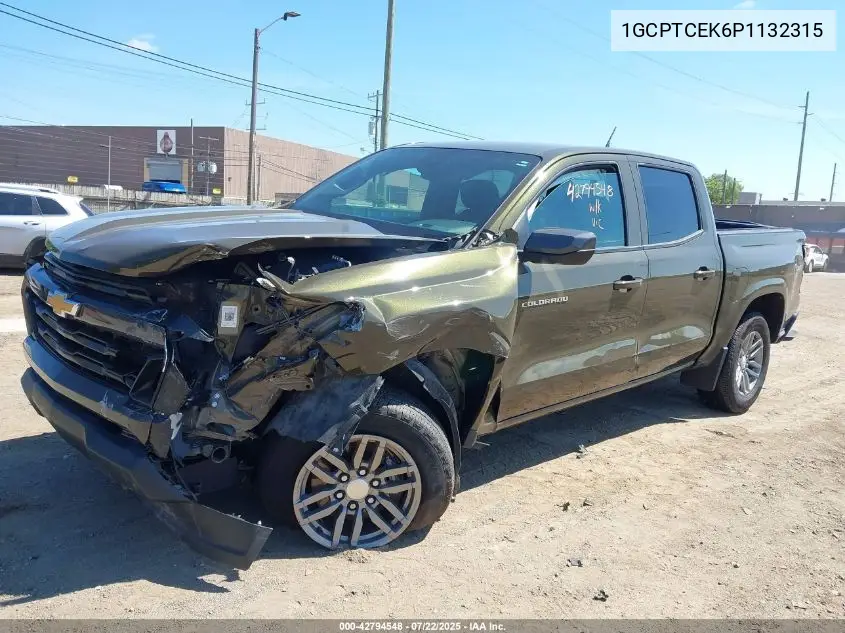 2023 Chevrolet Colorado 4Wd Short Box Lt VIN: 1GCPTCEK6P1132315 Lot: 42794548