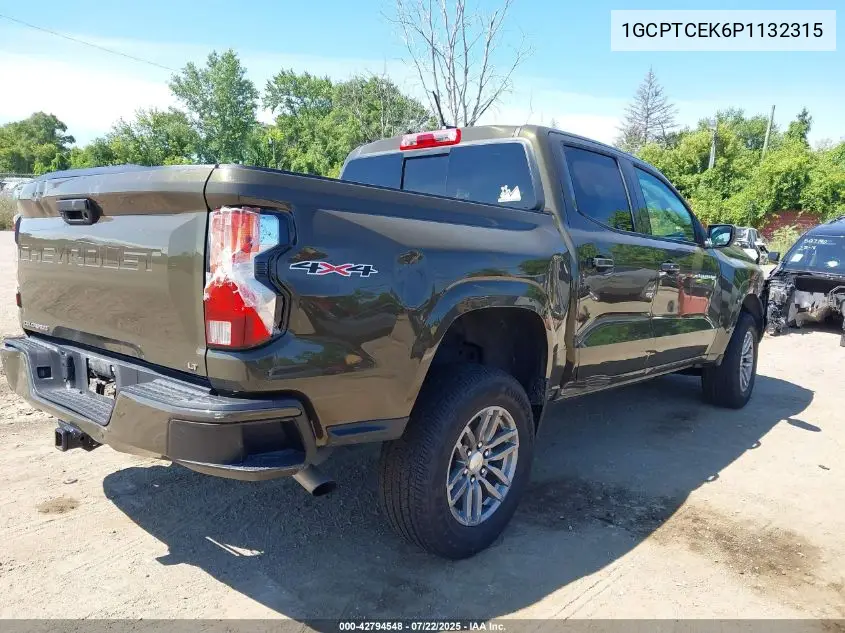 2023 Chevrolet Colorado 4Wd Short Box Lt VIN: 1GCPTCEK6P1132315 Lot: 42794548