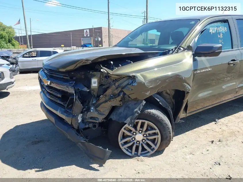 2023 Chevrolet Colorado 4Wd Short Box Lt VIN: 1GCPTCEK6P1132315 Lot: 42794548