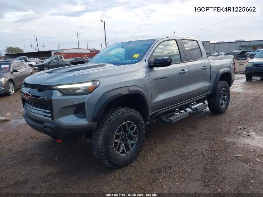 2024 Chevrolet Colorado 4Wd Zr2 VIN: 1GCPTFEK4R1225662 Lot: 41877191
