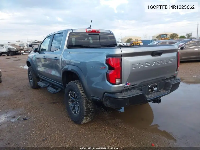 2024 Chevrolet Colorado 4Wd Zr2 VIN: 1GCPTFEK4R1225662 Lot: 41877191