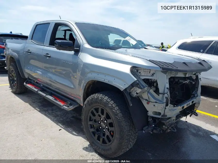 2024 Chevrolet Colorado 4Wd Trail Boss VIN: 1GCPTEEK1R1315989 Lot: 42247613