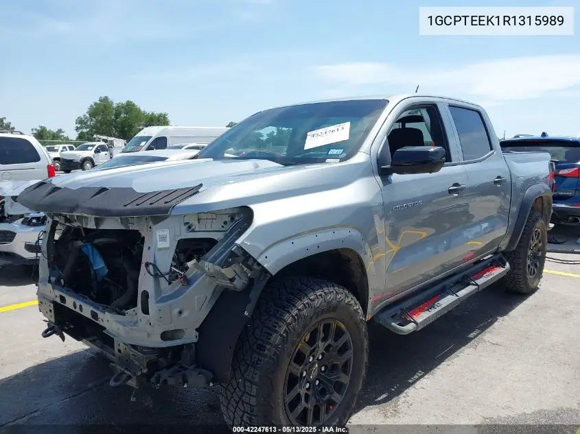 2024 Chevrolet Colorado 4Wd Trail Boss VIN: 1GCPTEEK1R1315989 Lot: 42247613
