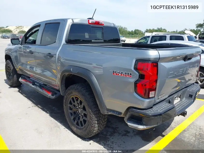 2024 Chevrolet Colorado 4Wd Trail Boss VIN: 1GCPTEEK1R1315989 Lot: 42247613