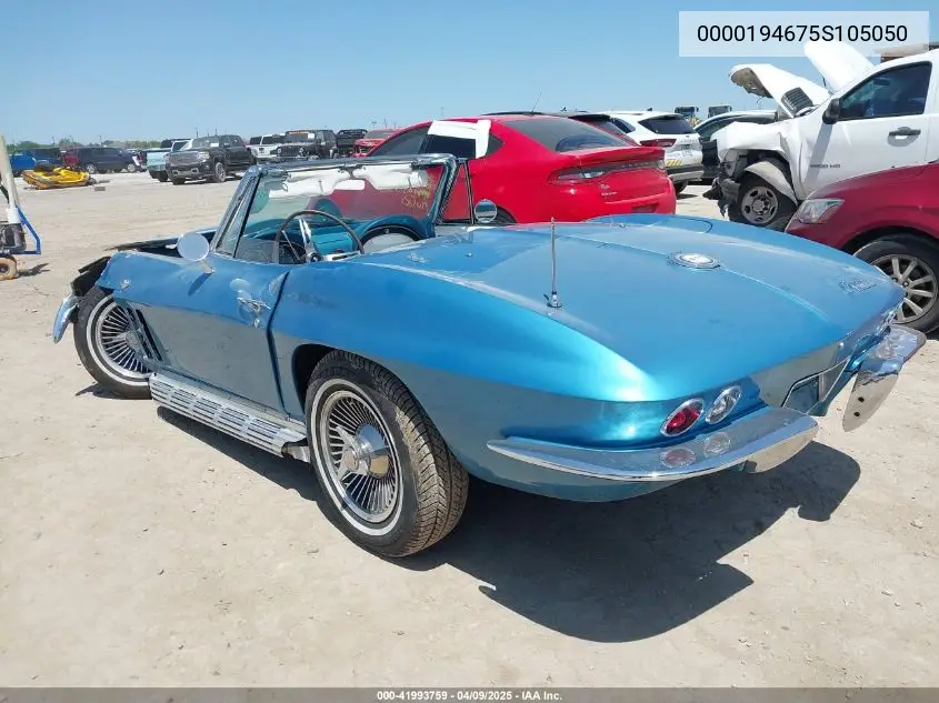 1965 Chevrolet Corvette VIN: 0000194675S105050 Lot: 41993759